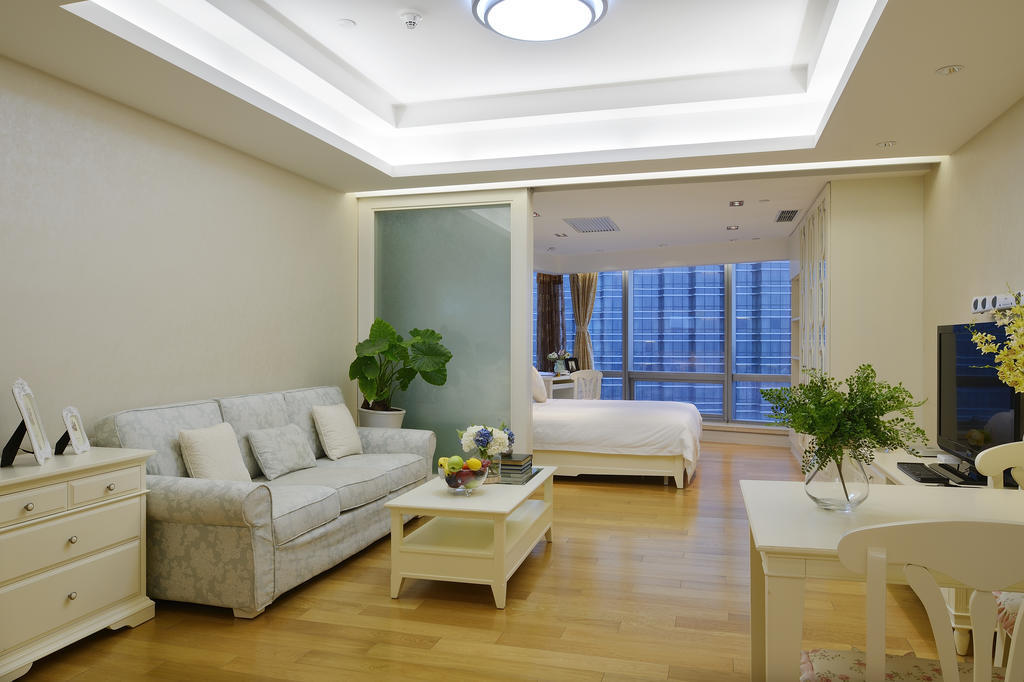 Yousu Hotel & Apartment Nanjing Xuanwu Lake Jinmao Plaza Branch Rom bilde